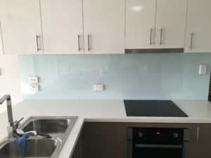 glass splashback