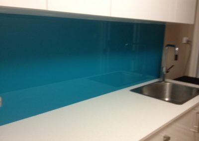 glass splashback