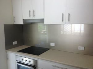 glass splashback